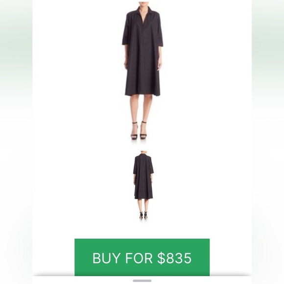 Max Mara Leisure Elbow-Sleeve Collared Day Dress - Picture 10 of 16